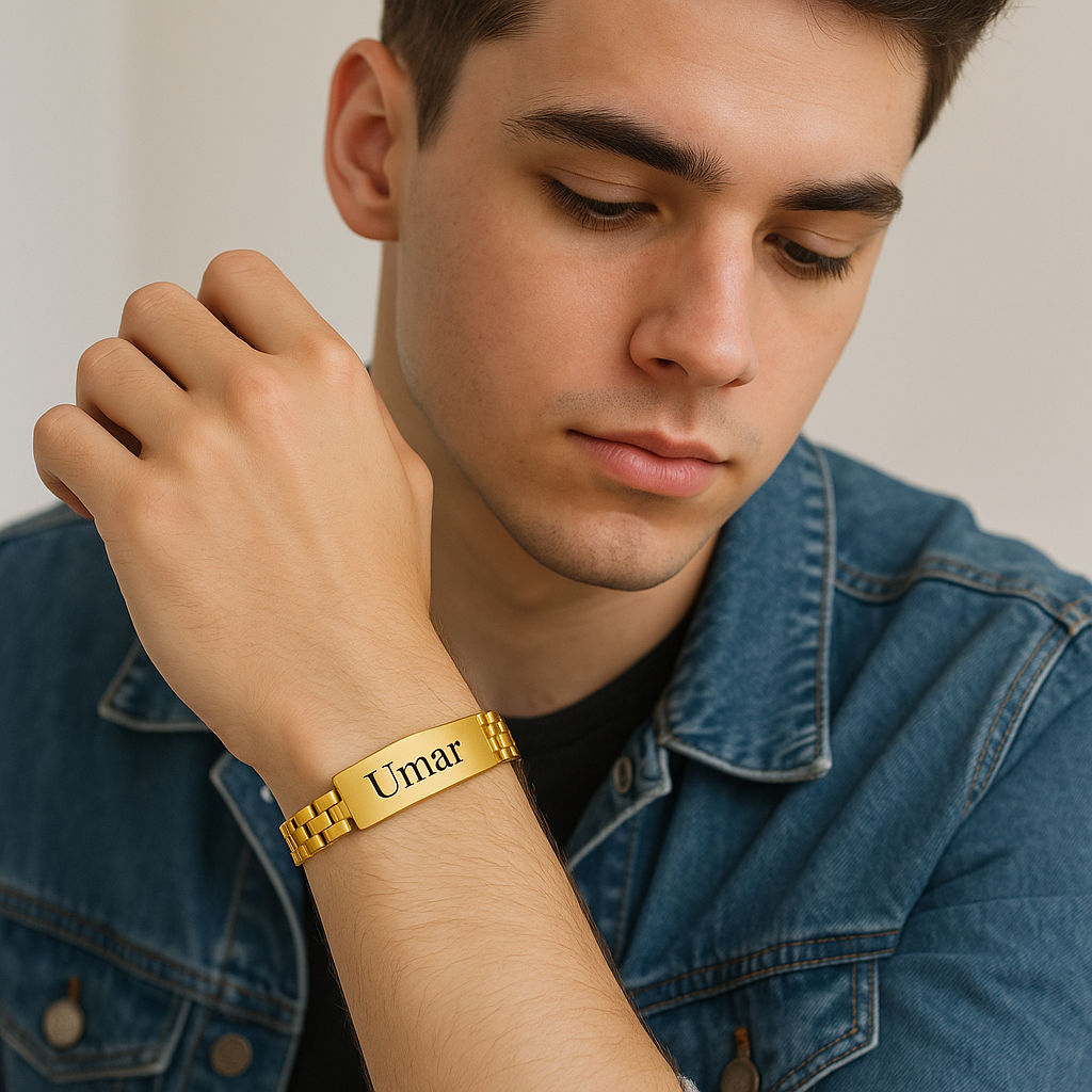 Engraved Name Bracelets